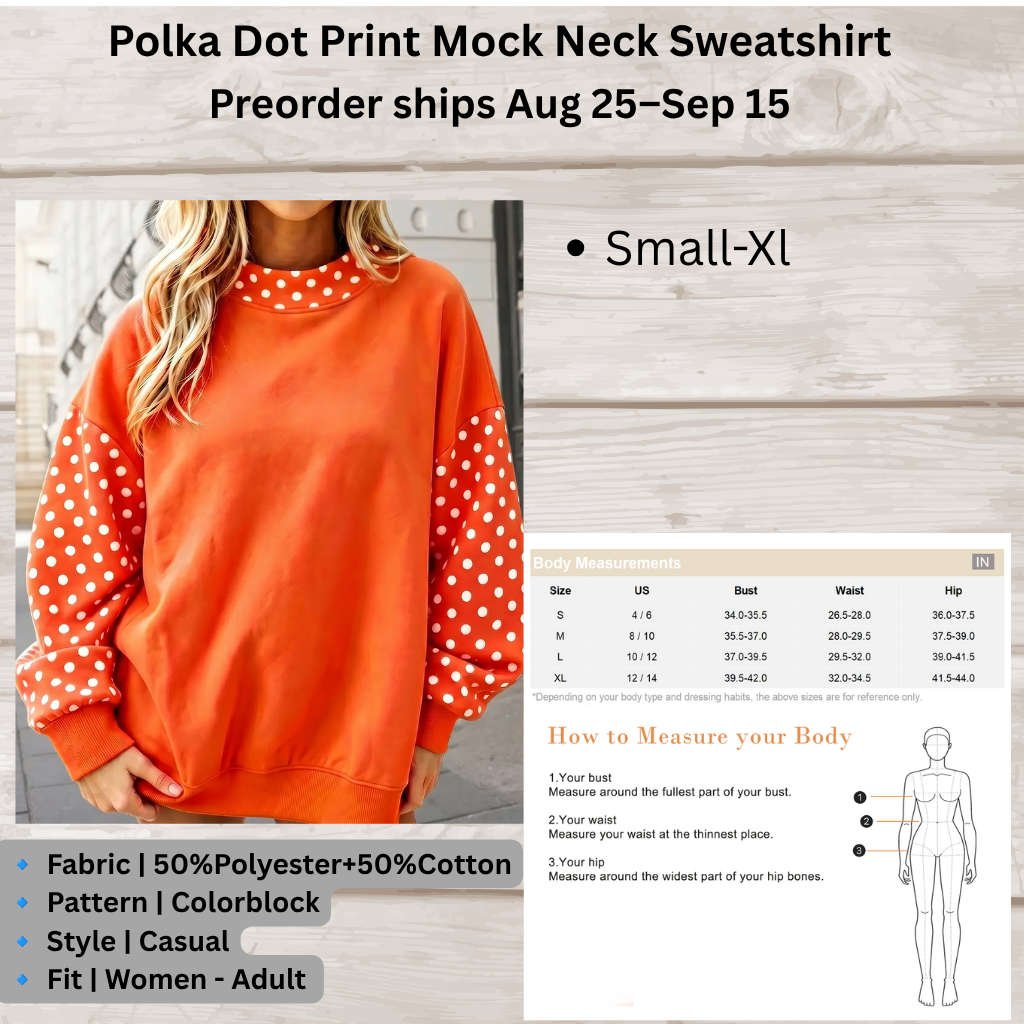Polka Dot Print (PRE ORDER)