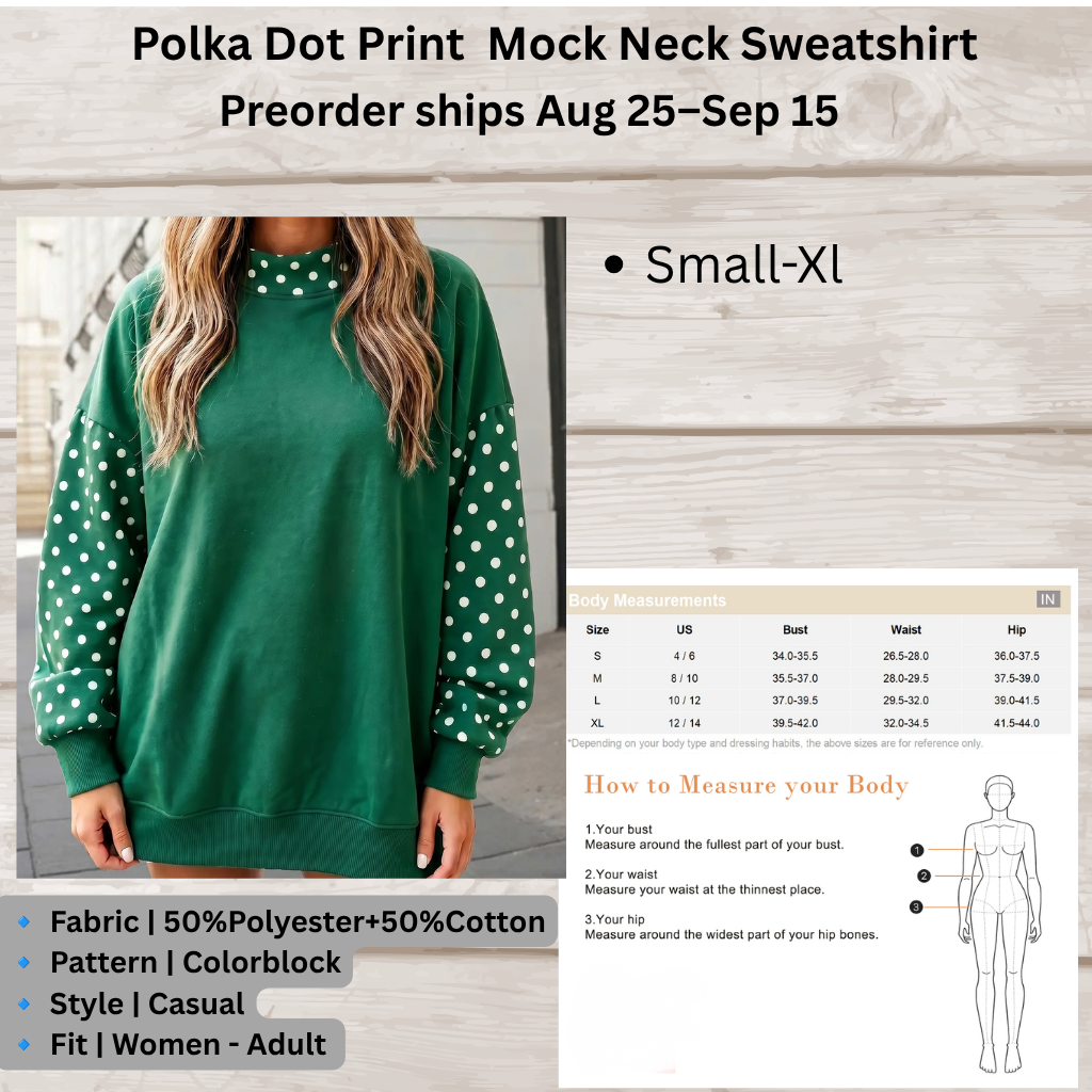 Polka Dot Print (PRE ORDER)